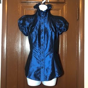 SOLD ON EBAY Alexander McQueen A/W 2008 Empire Blouse Victorian Goth Fetish